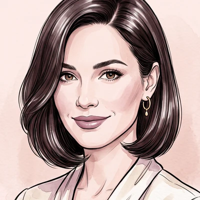 Sketch portrait of Mary D. Greenberg